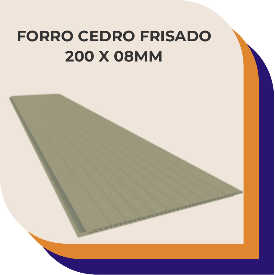 Forro Cedro Frisado