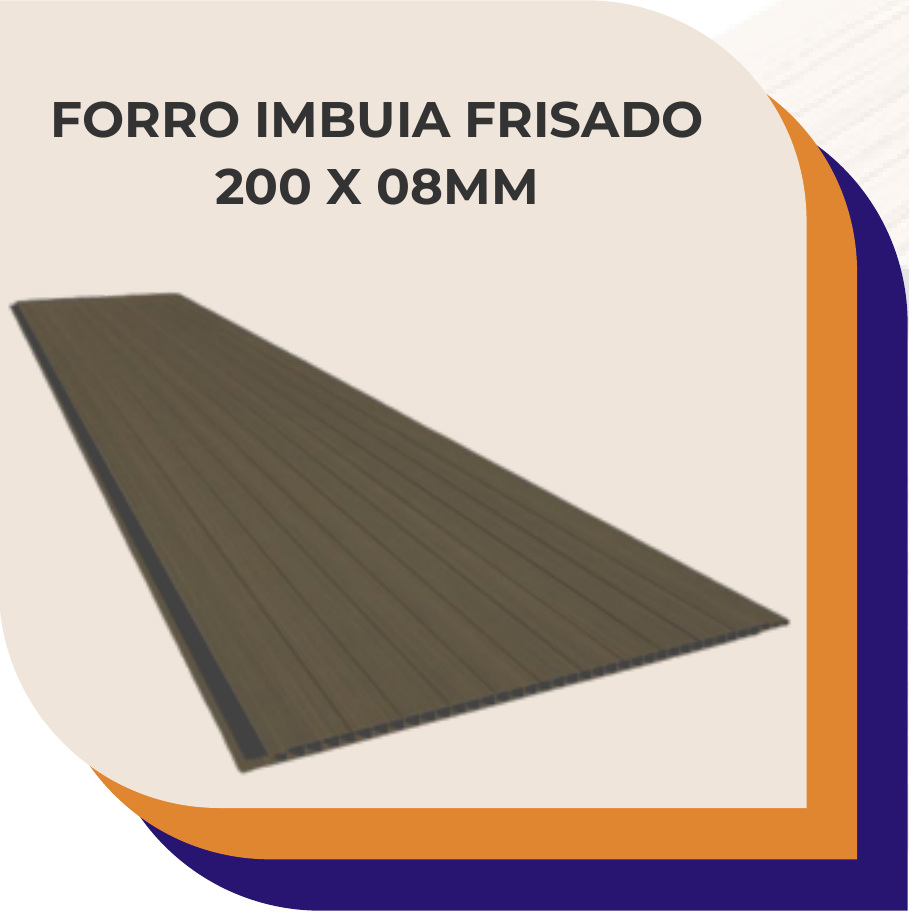 Forro Imbuia Frisado