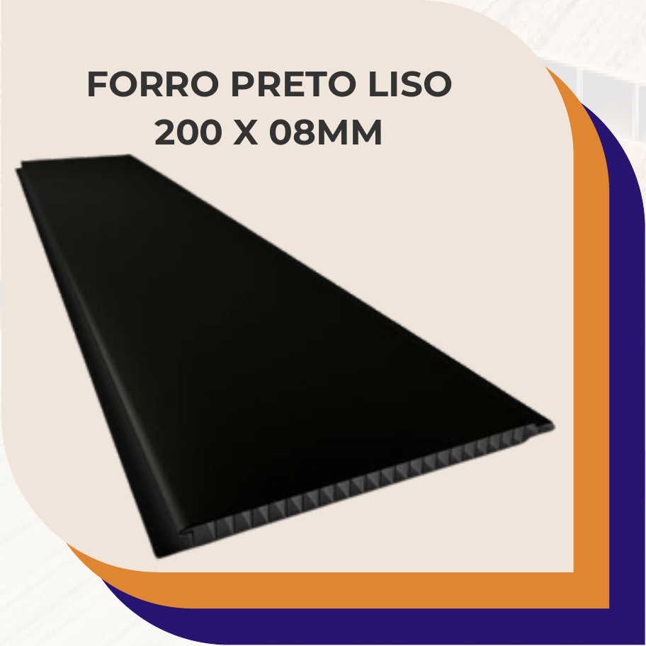 Forro Preto Liso