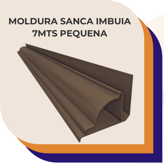 Moldura Sanca Imbuia 7m Pequena
